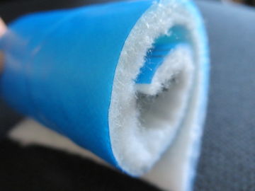 La membrana del tessuto filtrante della polvere di industriale 4.5mm ha ricoperto il tubo sul posto curato