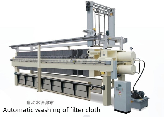 La stampa automatica del filtro del panno risparmia lavoro, risorse idriche e tempo di lavaggio del panno del filtro