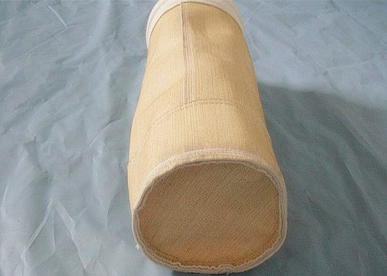 Sacchetto di filtro Nomex con elevato rapporto aria/tessuto, resistenza all'abrasione e resistenza alle alte temperature per la raccolta delle polveri dei forni di cemento