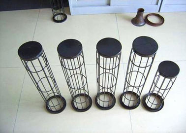 Cage di filtro a sacchetto in acciaio al carbonio per filtri a scarico con finitura galvanizzata o rivestita di silicio