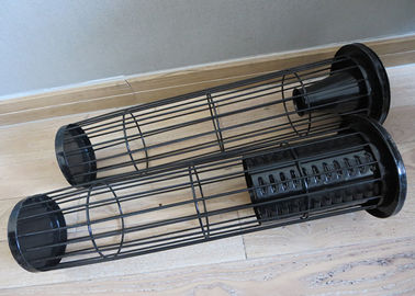 Cage di filtro a sacchetto in acciaio al carbonio per filtri a scarico con finitura galvanizzata o rivestita di silicio
