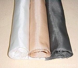 L'ago rivestito di silicone del tessuto filtrante di vetro di fibra filtra il panno di filtrazione della saia del doppio del tessuto