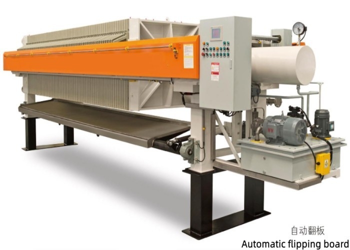 Flipperboard automatico Filter Press Sludge Press Machine Facile da installare